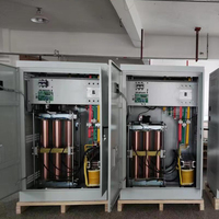Régulateur stabilisateur de courant alternatif automatique industriel 100KVA 3 phases 380V 400V 100 KVA AVR pour la protection de tension