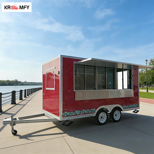 2025 Modern Fryer Trucks <b>Small</b> Snack Vending Food Cart Display With <b>Kitchen</b> Equipment - Product Image 3