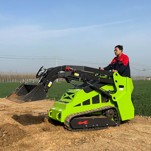 Mini-chargeuse compacte diesel multifonctionnelle avec boîte de vitesses et engrenages, godet de 0,2 m, chenilles - Product Image 5