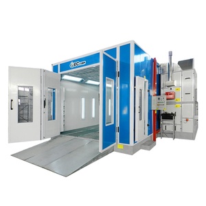 Salle de <span class=keywords><strong>peinture</strong></span> automobile sans poussière avec chauffage électrique, lampes infrarouges, éclairage LED et purification de l'air - Product Image 4