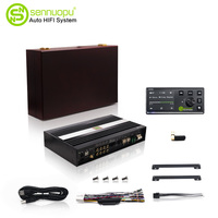 Sennuopu HIFI X12 OEM, système audio de voiture le plus récent, puissance 1000W, système audio de voiture 8 canaux DSP avec écran LCD, télécommande