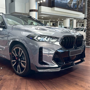 Amp-Z BMW X6 G06 LCI 2023 M Sport Front Bumper Lip Carbon Fiber Texture Exterior Modification - Product Image 2