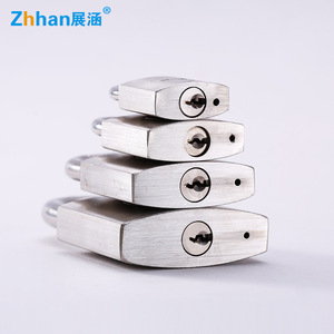 ซานฮั่น 304 กุญแจสแตนเลสแบบไม่มีกุญแจสำหรับปลดล็อค ล็อคความปลอดภัยทางอุตสาหกรรม ล็อคประตู ล็อคความปลอดภัยในโกดัง - Product Image 4