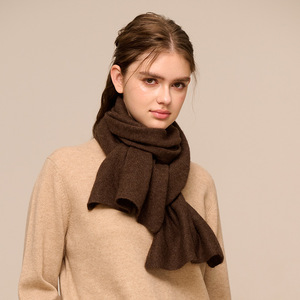 Bufanda/Chal Largo de Otoño para Mujer con Diseño a Cuadros y Detalle de Punto Acanalado, Logotipo Personalizado ODM, Marca Privada, Multiusos - Product Image 1