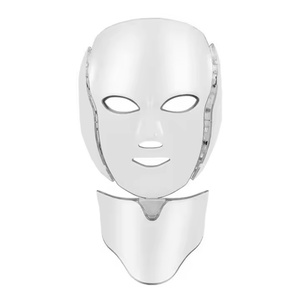 อุปกรณ์บำบัดด้วยแสง LED ซิลิโคนยืดหยุ่นได้ พร้อมโหมดสี 4 แบบ (แดง/น้ำเงิน/อินฟราเรด) สำหรับการรักษาต่อต้านริ้วรอยและปรับรูปหน้าคอ - Product Image 3