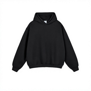 Sudadera con capucha de color liso para hombre 2026, chaqueta con cremallera holgada para primavera y otoño, top deportivo informal y versátil - Product Image 1