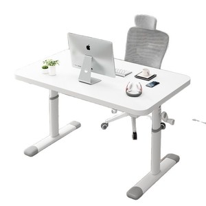 Casa multifunción, mesa de madera blanca, estudio nórdico moderno, Manual, altura ajustable, diseño de escritorio, Mini mesa de estudio para estudiantes para chico - Product Image 1