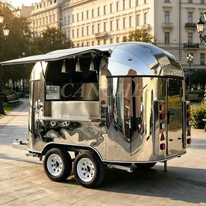Camion de restauration mobile personnalisé en acier inoxydable de qualité européenne pour sandwichs de rue, idéal pour les entreprises - Product Image 1