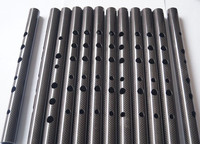 Tuyau en fibre de carbone pré-percé sur mesure OEM pour composants structurels de bras robotique