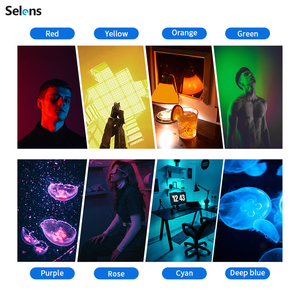 20 accessoires de studio <span class=keywords><strong>photo</strong></span> LED miniatures <span class=keywords><strong>avec</strong></span> filtres de 20 couleurs pour équipement d'éclairage photographique - Product Image 4