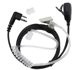 Covert Acoustic Tube Security Bodyguard Écouteur Casque PTT Mic Compatible pour CP040 DP1400 GP68 GP88 EP450 DEP450 CP140 CP180 - Product Image 1