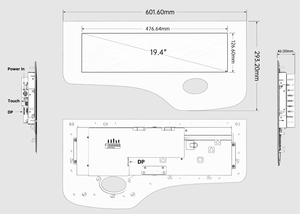 Bảng điều khiển cảm ứng Twinstar J43 19.4 inch cho máy chơi game <span class=keywords><strong>Arcade</strong></span> coin - Product Image 3