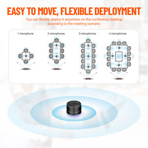 Microphones de conférence, caméra vidéo 4K 1080p HD, <span class=keywords><strong>webcam</strong></span> avec microphone pour barre de son, bureau de <span class=keywords><strong>réunion</strong></span> en ligne - Product Image 4