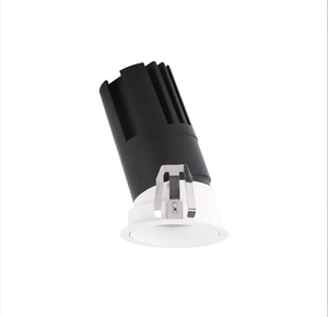 Luminaria LED Empotrada en el Techo, con Marco de Aluminio, Acabado Moderno en Blanco y Negro, para Uso Comercial en Interiores - Product Image 3