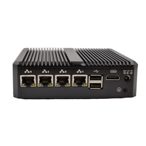 4LAN 12th Gen N100 I226-V 2.5g không quạt tường lửa Mini PC Router DDR4 NVMe 2 * COM 1 * HDMI pfsense opnsense máy tính mini - Product Image 4