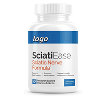 Complément alimentaire pour la santé du nerf sciatique avec complexe de vitamine B et acide alpha-lipoïque pour le confort des jambes, la circulation et les soins quotidiens