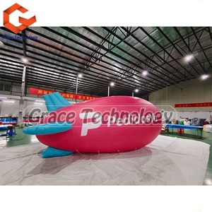 Bán Khinh Khí Cầu Quảng Cáo Ngoài Trời Khinh Khí Cầu Bơm Hơi Helium <span class=keywords><strong>Zeppelin</strong></span> Đèn <span class=keywords><strong>LED</strong></span> - Product Image 5