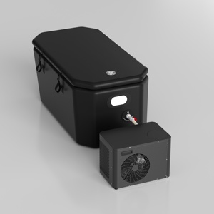 1Hp CE Certified Automatic Ice <b>Bath</b> Chiller Remote Control Low Noise Ozone Disinfection 220-240V/110V Compatible 1 Year Warranty - Product Image 1