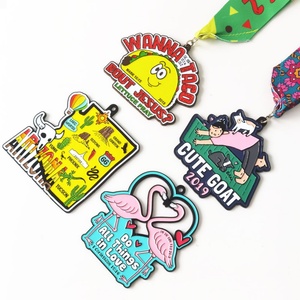 Manufacturers Wholesale Design Activity Theme Award <b>Metal</b> Commemorative Graduation Medals Sports Custom Colours Glitter Medal - Product Image 6