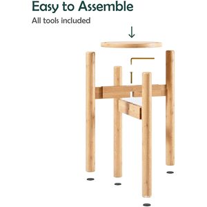 Wooden <b>Plant</b> Stand <b>Rectangle</b> Solid Wood Lightweight Indoor Balcony <b>Potted</b> <b>Plant</b> Holder Customizable Size Color - Product Image 3