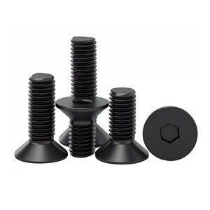 Vis de machine à tête fraisée Torx à <span class=keywords><strong>six</strong></span> lobes en acier inoxydable A2 A4 Inox M2 M3 M4 M5, vis hexagonale noire - Product Image 4