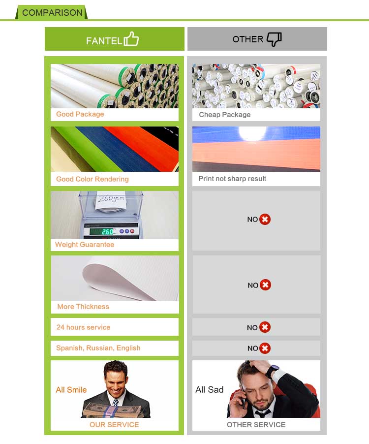 Flex Banner for Advertising PVC Material 440gsm 300D*500D 18*12 Flex Banner Rolls