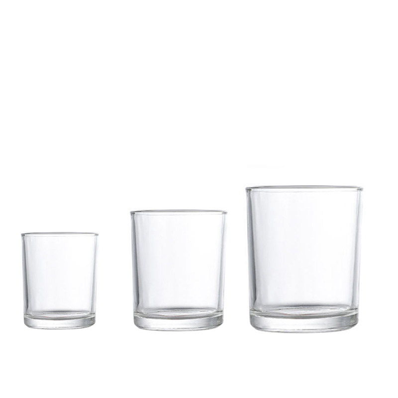 Glass Candle Jar Home Decor - Luxury 220ml Candle Containers