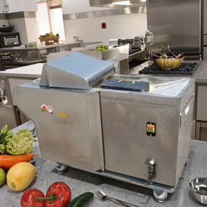 Machine automatique multifonctionnelle commerciale de coupeur de légumes de trancheuse de pomme de terre de fruits d'acier inoxydable avec le composant de noyau de moteur - Product Image 1