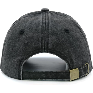 Casquette de baseball décontractée personnalisée en coton délavé style vintage avec broderie 3D squelette, ajustable, pour l'extérieur et la protection solaire - Product Image 2