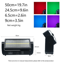 Éclairage de scène à tête mobile LED, 960 pièces RGBW, barre de lumière flash, lavage mural, support DMX, activé par le son, lumière de faisceau de discothèque
