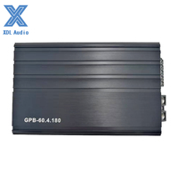 Super Mini amplificateur de voiture classe D à 5 canaux 60W * 4CH + 180W * 1CH avec croisements et égaliseurs pour système audio de voiture amélioré