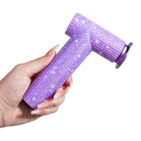 Appareil électrique pour éliminer les callosités des pieds Purple Diamond, 60 W, rechargeable, lime à pieds pour pédicure, pour salon et domicile