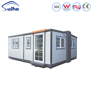 <span class=keywords><strong>Casa</strong></span> Contenedor <span class=keywords><strong>Prefabricada</strong></span> Modular Expandible de Doble Ala y Techo Plano, Moderna y Personalizada, para Viviendas y Edificios de Oficinas - Product Image 1