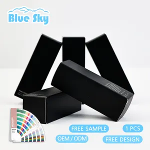 China Manufacture Logo Custom Black Medium-Sized Product Paper Box For Product Package