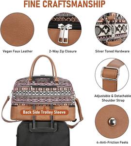 Bolso de lona para mujer, bolso de mano, características de aseo, uso en el gimnasio, aprobado por <span class=keywords><strong>vuelo</strong></span>, bolsas de lona de viaje de fin de semana - Product Image 2