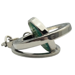 Promotional Gifts <strong>Spinning</strong> <strong>Key</strong> Holder <strong>Custom</strong> Printing Logo Metal Design Rotatable <strong>Key</strong> <strong>Chain</strong> With Epoxy Dome <strong>Key</strong> Ring - Product Image 4
