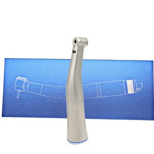 Pieza de mano dental eléctrica de fibra 1:1 con botón pulsador, rociador de agua interno, rociador de agua externo, pieza de mano recta - Product Image 6