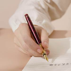 طقم هدايا فاخر من أقلام الحبر مع علبة وخرطوشة حبر قابلة لإعادة التعبئة، مخصص بشعار الشركة، مثالي للهدايا التنفيذية والشركات - Product Image 3