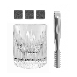 Vaso de Whisky de Cristal con Base Pesada Personalizado y Piedras de Whisky en Caja de Madera, Regalos Promocionales Corporativos - Product Image 2