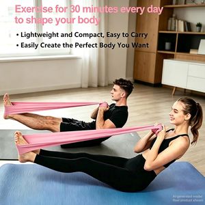 Bandes de Résistance de Yoga en TPE de Haute Qualité, Personnalisables avec Logo OEM, Largeur 1500x150x0.35mm, pour Fitness et Étirements – Vente en Gros - Product Image 4