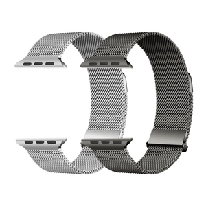 <span class=keywords><strong>Bracelet</strong></span> de montre en acier inoxydable à mailles de qualité supérieure CM <span class=keywords><strong>Bracelet</strong></span> milanais à double aimant pour <span class=keywords><strong>Apple</strong></span> <span class=keywords><strong>Watch</strong></span> 38 40 41 42 44 45 46 49mm - Product Image 2