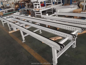 China Skid / Pallet Kettingbaan Met Transportband Systeem - Product Image 4