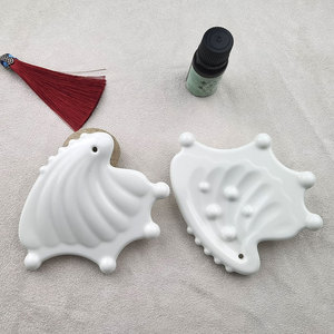 Kleine und tragbare schalen förmige Daumen presse <span class=keywords><strong>Massage</strong></span> gerät Guasha Board Scrap ing Facial Tool Keramik Gua Sha Board - Product Image 4