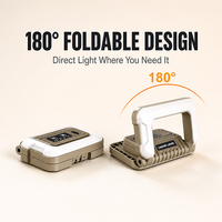 Lanterne de camping rechargeable Brightenlux 1000LM, lampe de travail, batterie externe 4800mAh, Type-C, intensité réglable, étanche, avec crochet et trépied, vente en gros