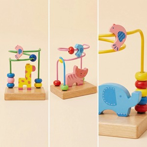 Laberinto de Cuentas de Alambre de Madera Montessori, Juguete Educativo para Niños Pequeños, Entrenamiento Interactivo de Coordinación Mano-Ojo, No Tóxico, 2-<span class=keywords><strong>4</strong></span> Años - Product Image 2