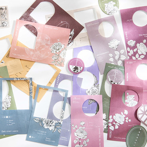 20 peças/pacote note romântico série lua quente retrô criativo colagem diy <span class=keywords><strong>notebook</strong></span> material 6 modelos - Product Image 5