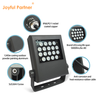 Prix compétitif 54W DC/AC 100-240V Aluminium IP65 Étanche Angle réglable Lumière LED carrée pour sous les arbres Jardin Extérieur