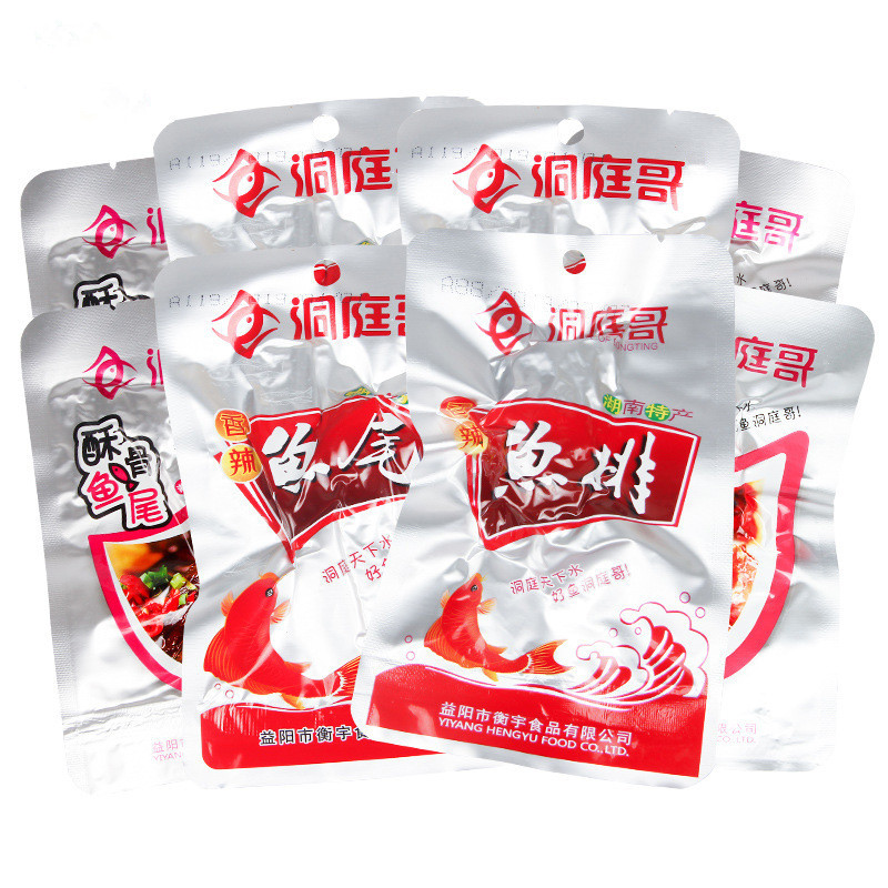 Dongtingge Vissenstaart Vis Steak 26G Pittige En Iets Pittige Vissenstaart Hunan Specialiteit Snacks