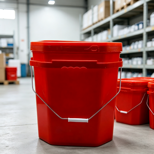 Leakproof Square PP PE Plastic Bucket Multi Scene Industrial Storage Container For Oil Fertilizer <b>Paint</b> - Product Image 1
