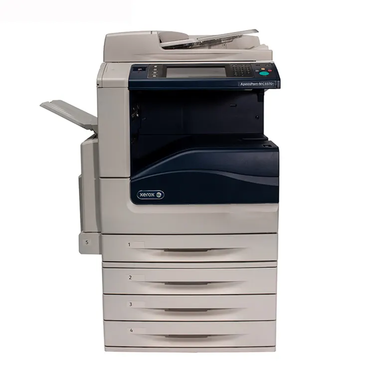 Kolit yenilenmiş Fotocopiadora A3 fotokopi makinesi Xerox apeosport-iv C3370 kullanılan fotokopi makineleri ile renkli Toner kartuşu CT201370